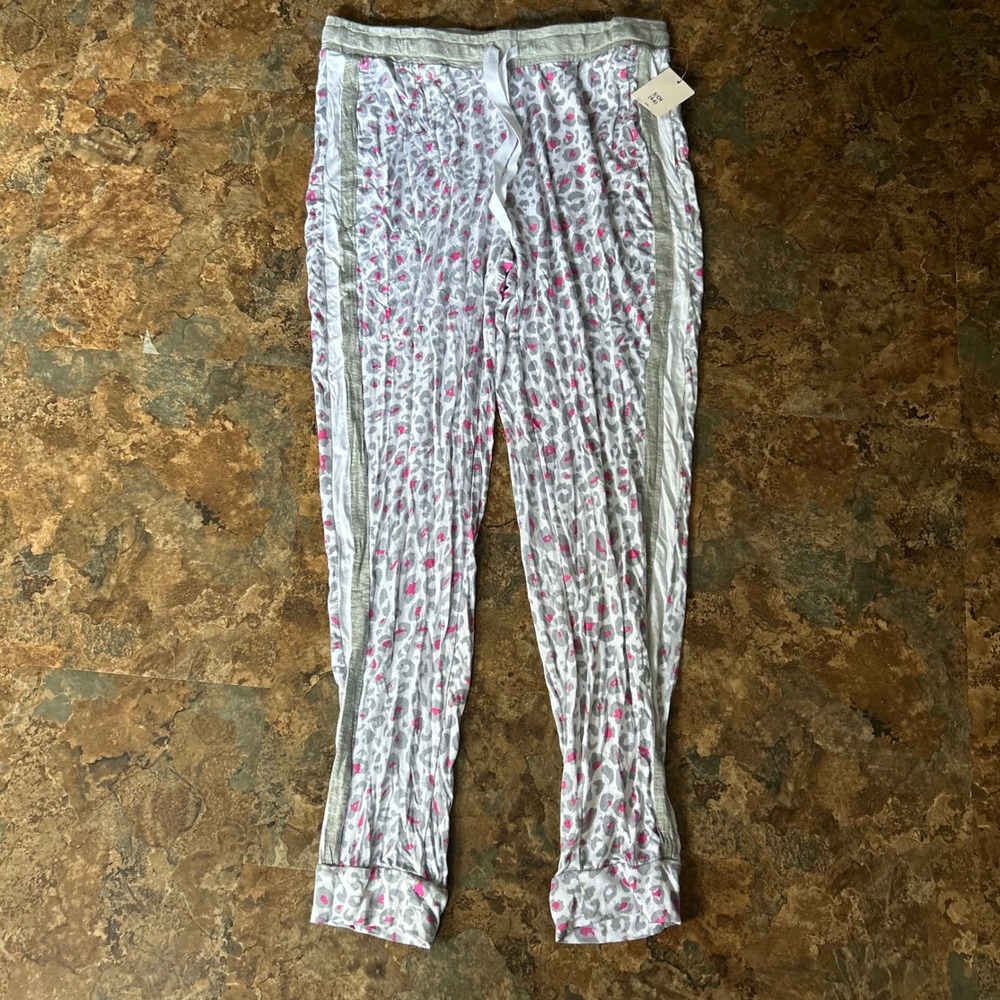 Secret Treasures Pajama Joggers Womens Size Small (4/6) Leopard Pajamas Pants